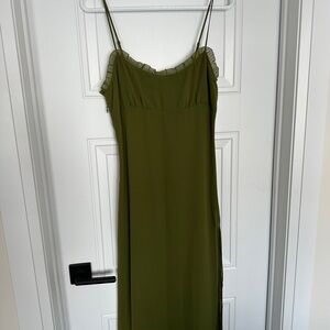 NWT Aritzia Sister Dress in Grotto Green